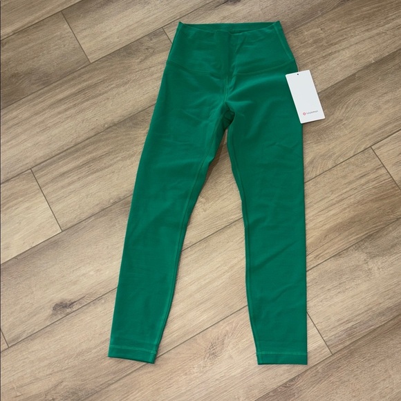 Lululemon Wunder Train HR tight 25” cascade green size 6 New with tags - Picture 5 of 8